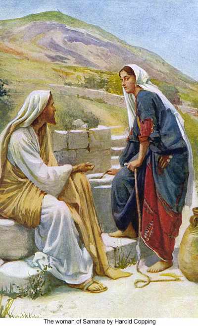Woman on Jesus And Samaritan Woman